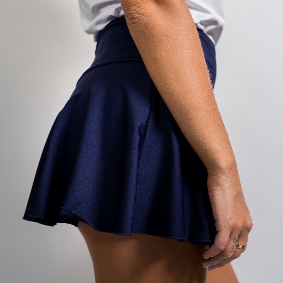 The Classic Blue Golf Skirt