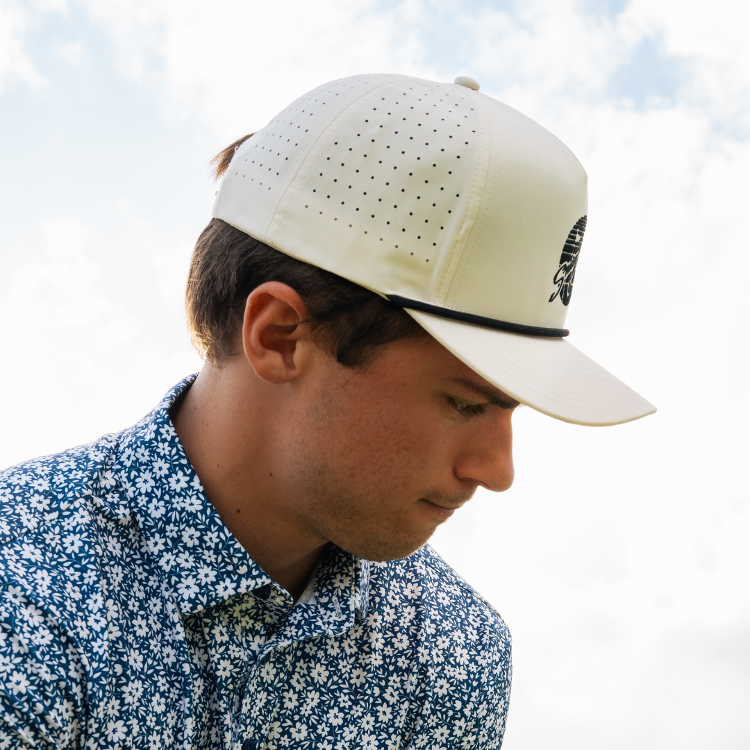 side image of swingwear golf hat